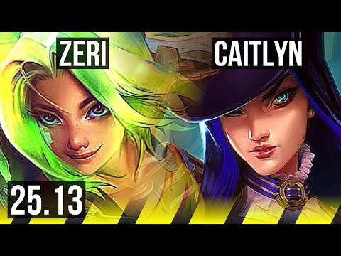 ZERI & Rell vs CAITLYN & Bard (ADC) | 14/1/10, Legendary | EUW Challenger | 25.13