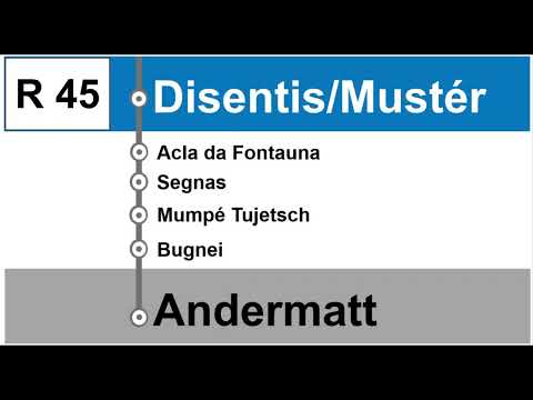 MGB Begrüssung Disentis-Andermatt