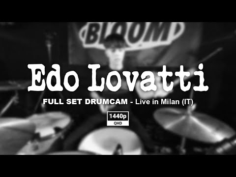 SECOLI MORTI - Edoardo Lovatti drumcam - full set live @ Bloom Mezzago [2K 60fps]