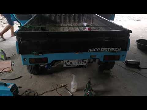Multicab Nitto muffler and Hks Air Filter (Rev Cut Limiter)