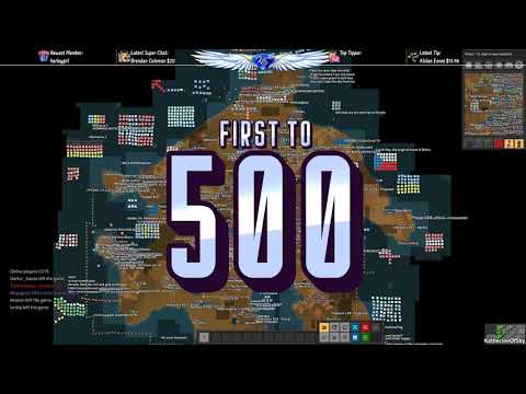 Factorio World Record: First to 500 Players KoS Merch!