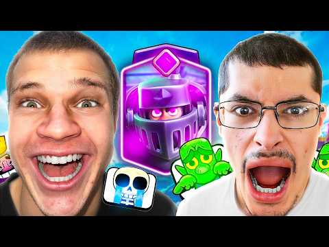 Trolling Streamers Using *NO SKILL DECKS* in Clash Royale