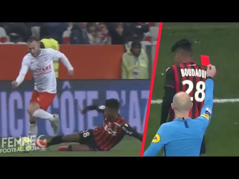 Carton Rouge Hicham Boudaoui - كل مافعله هشام بوداوي في مباراة اليوم و طرده بالبطاقة الحمراء