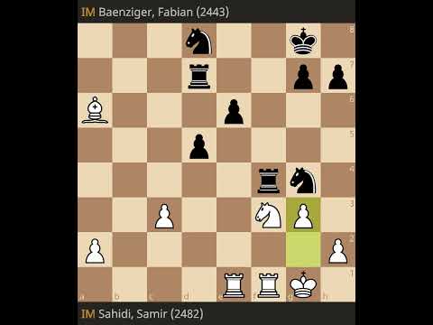 Samir Sahidi vs Fabian Baenziger • Mitropa Cup 2025   Open • Round 3