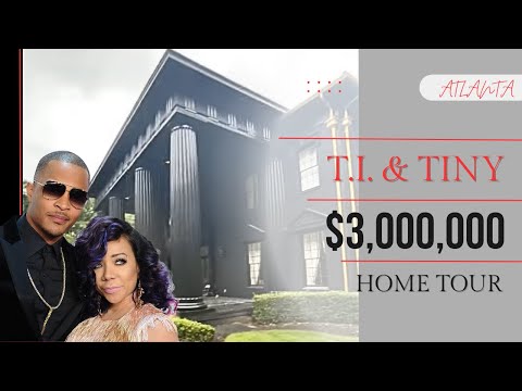T.I. & TINY "THE BLACK HOUSE" TOUR | $3,000,000 | ATLANTA DREAM HOME