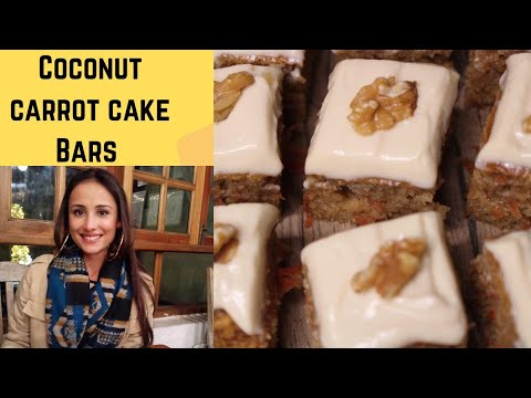 Coconut Carrot Cake Bars by Anupriya Kapoor