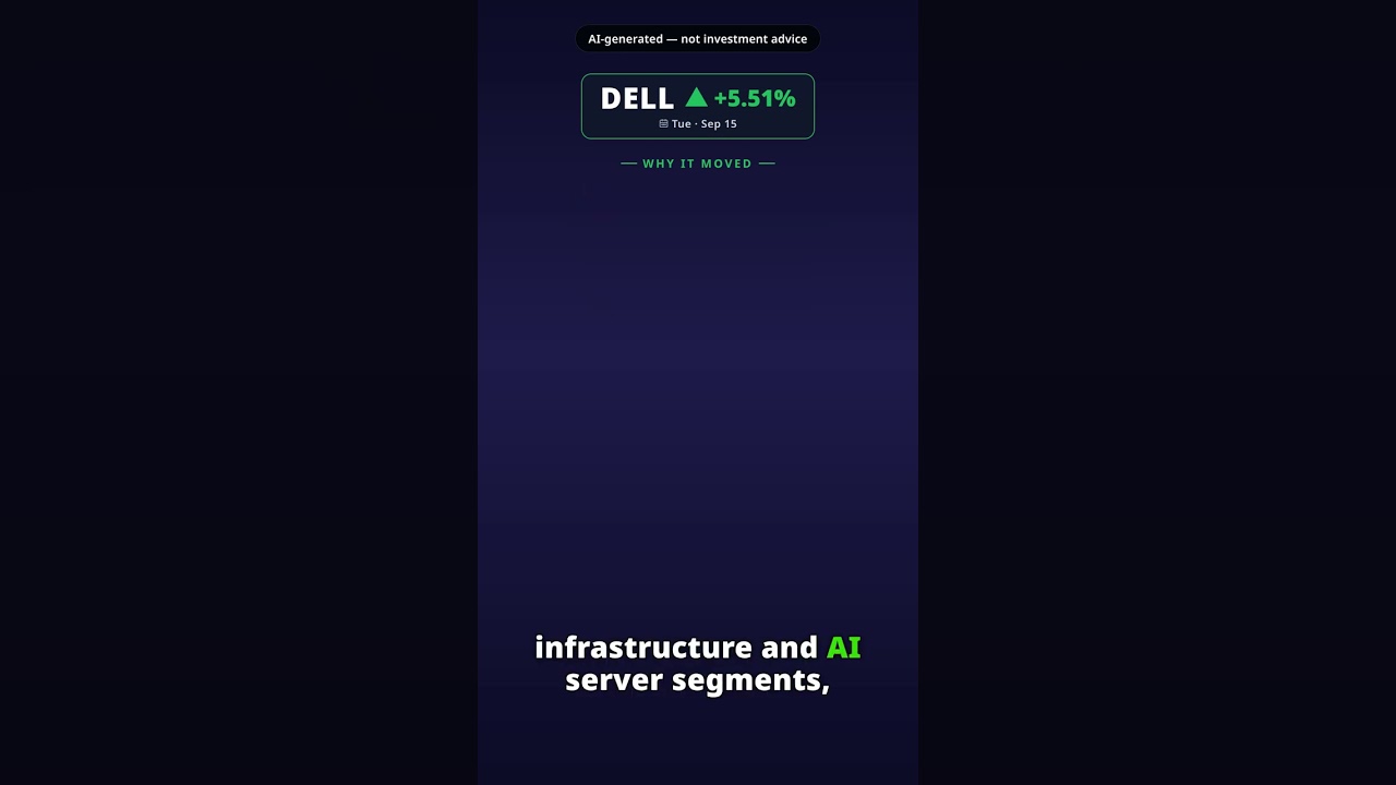 Por que a ação da Dell Technologies sobe com força hoje? DELL +5.51%