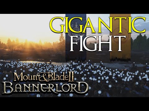 Mount & Blade 2: Bannerlord | GIGANTIC FIGHT between STURGIA and ASERAI | 1800 UNITS