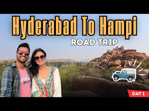 Hyderabad to Hampi Road Trip | All You Need To Know | Exploring Anjanadri Hills & Anegundi Fort!