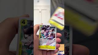 Ripping 4 packs of OP15, wish me luck!! 😂 #onepiecetcg #shorts