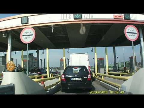 4K HD - Maut in Polen Autobahn A2 - A2 autostrada Poland video Footage YouTube
