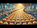 How Smuckers Uncrustables Are Made Peanut Butter And Jelly Mega Factory