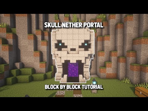 Minecraft | Skull Nether Portal | Tutorial