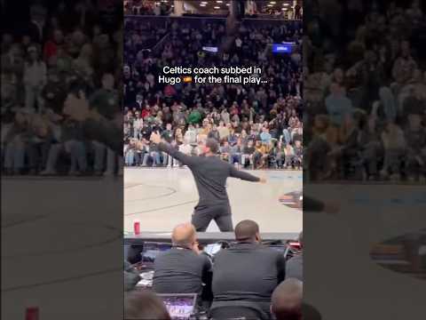 He’s only 19 ‼️ #hugogonzalez (via Marc_DAmico/X) #basketball #nba #celtics #shorts