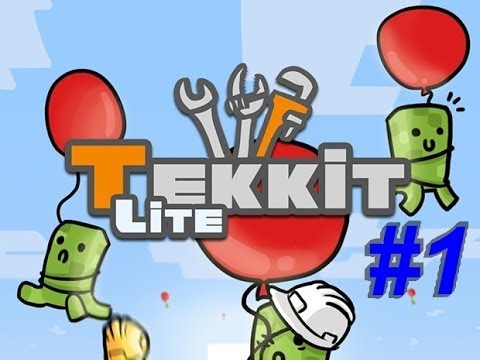 Tekkit Lite Lets Play #1 : Building our House