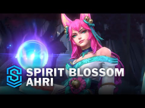 Spirit Blossom Ahri Wild Rift Skin Spotlight