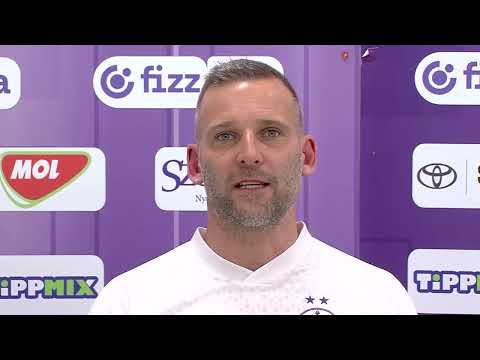 Sajtótájékoztató – Újpest FC–Kisvárda Master Good – Fizz Liga, 26. forduló