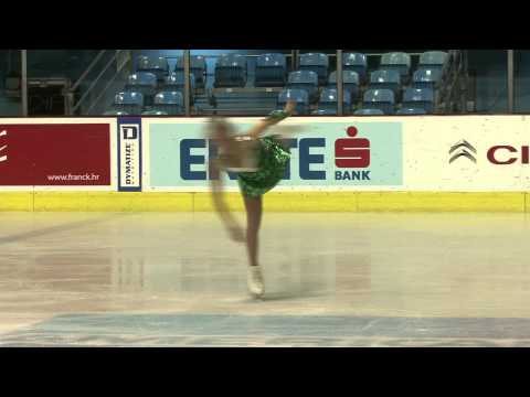27 Victoria HUEBLER (AUT) - ISU JGP Croatia Cup 2012 Junior Ladies Free Skating