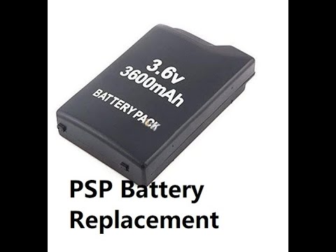 PSP 2001 Battery Replacement