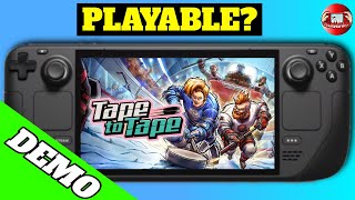 Tape to Tape Hockey DEMO on the Steam Deck - Is it Playable?