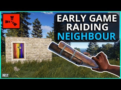 Early Wipe ECO-RAIDING My Neighbour! Rust Solo Survival Gameplay