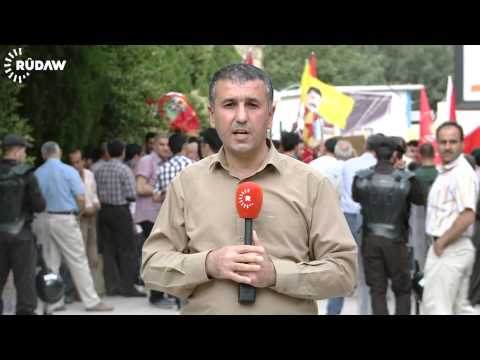 Li Silêmaniyê xwepêşandana piştgiriya HDPê