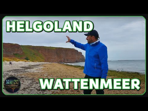 Wanderung durch das Wattenmeer der Nordsee und Schiff-Fahrt zur Insel Helgoland