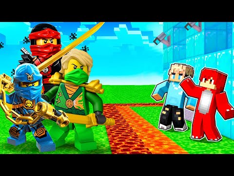 LEGO NINJAS vs SICHERSTES HAUS (Minecraft)