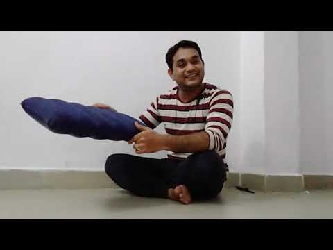 Velvet plain air inflatable pillow, for travel, size: regula...