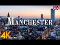 Manchester 4K drone view • Amazing Aerial View Of Manchester | Relaxation film with calming music