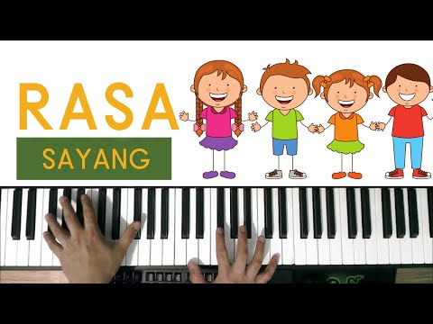 RASA SAYANG - Minus one/Instrumental with Lyrics| Malaysian Folk Song