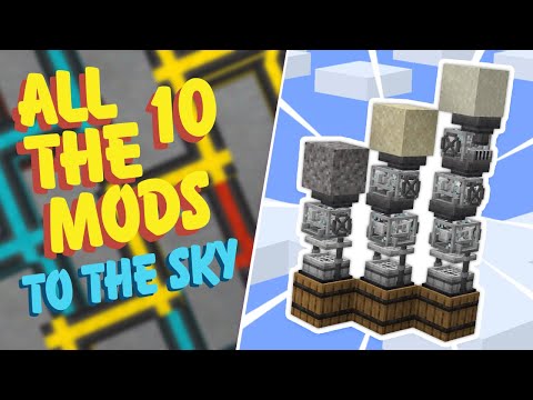All The Mods 10 To The Sky EP4 ULTIMATE Sieving Automation Setup with Ex Deorum