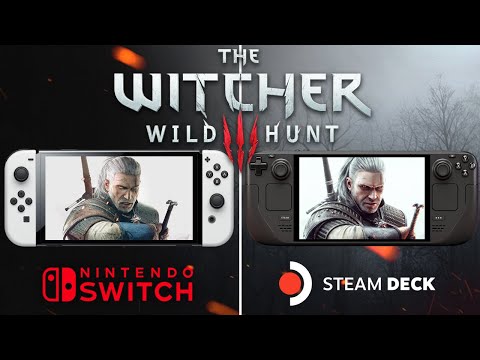 The Witcher 3 Steam Deck OLED Vs Nintendo Switch OLED - Handheld Comparison