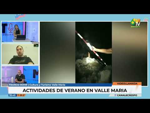 Franco Rohr   Actividades de verano en Valle Maria