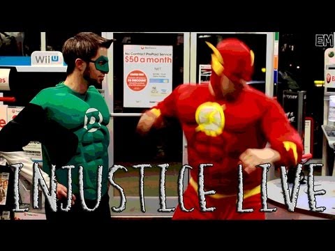 Injustice Live Skit PT1 - Flash Needs to Train... and Lose Some Weight