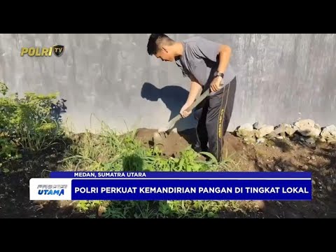 BRIMOB POLDA SUMUT GENCARKAN KETAHANAN PANGAN, WUJUD NYATA DUKUNG PROGRAM ASTA CITA