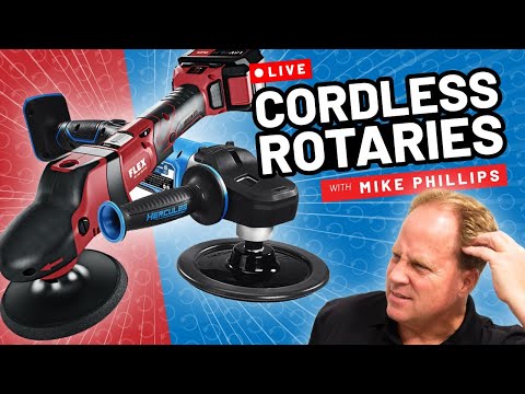 Cordless Rotary Polishers | 🔴 LIVE Online Detailing Class with Mike Phillips