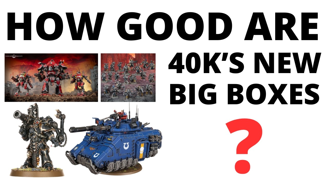 How Good are 40K's New Discount Sets? Walkers and Tanks for Space Marines, Admech and Knights!