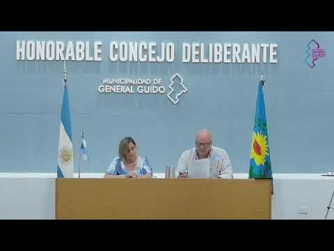 APERTURA DE SESIONES ORDINARIAS DEL HONORABLE CONCEJO DELIBERANTE DE GENERAL GUIDO