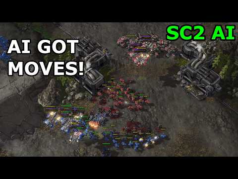 100 MARINES! - WickedBot vs GPT - Starcraft 2 AI