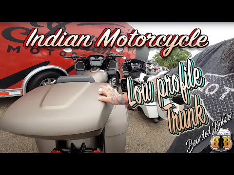 Lets look at the Indian Motorcycle trunks! Slim vs FULL