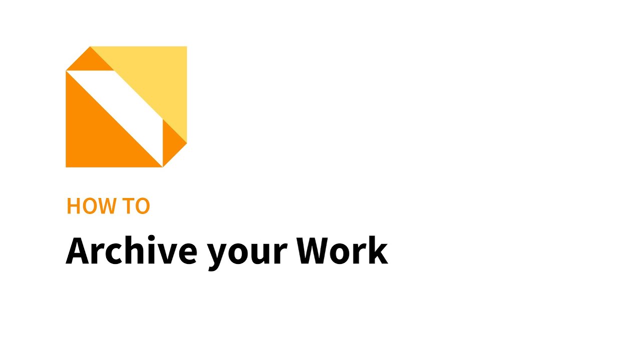 How to: Archive your Work and Submit Theses (Portfolio)