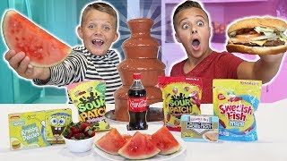 Real Food VS Candy Game!