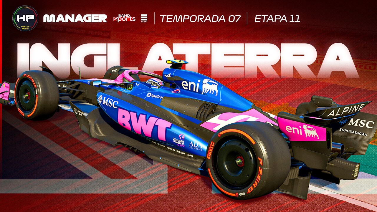 GP da Inglaterra - eSports | Etapa 11 - T7 | HP Manager 2026