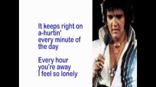 Elvis Presley- It Keeps Right On A Hurtin'- Cover With Lyrics (Pattarasila59)