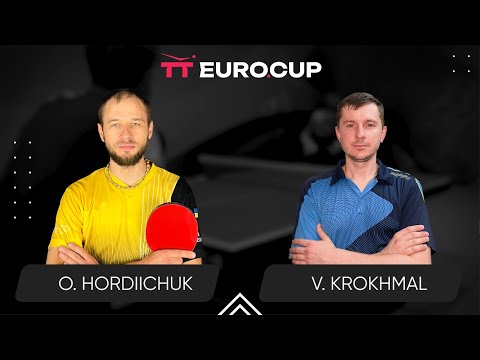 19:40 Oleksandr Hordiichuk - Vitalii Krokhmal 08.02.2024 TT Euro.Cup Ukraine Professional. TABLE 4