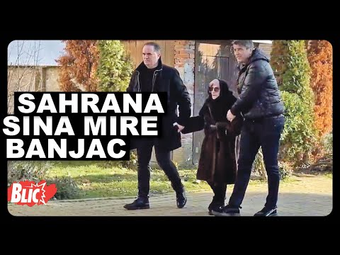 SAHRANA SINA MIRE BANJAC Glumica slomljena od bola, sa crnom maramom na glavi stigla u kapelu