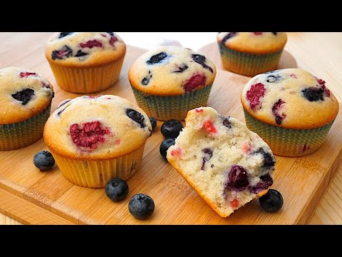 WILD BERRIES MUFFINS - READY IN 5 MINUTES | cakeshare