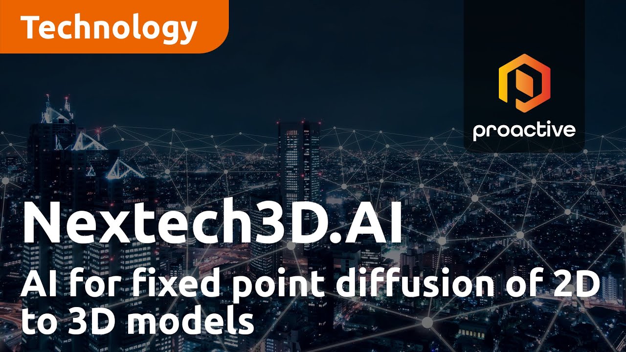 Nextech3D.AI’s Toggle 3D showcases AI for fixed point diffusion of 2D to 3D model conversion