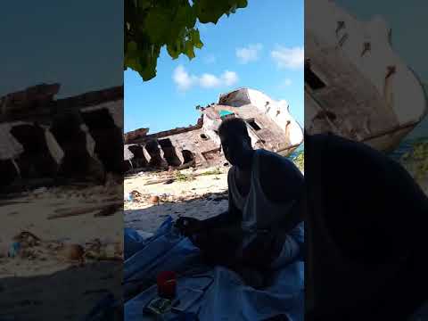 drinking cava on beach from Kiribati